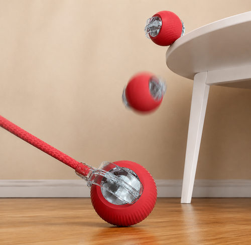 Bola Interactiva para Gatos — Juguete Eléctrico Automático con Sensor de Movimiento