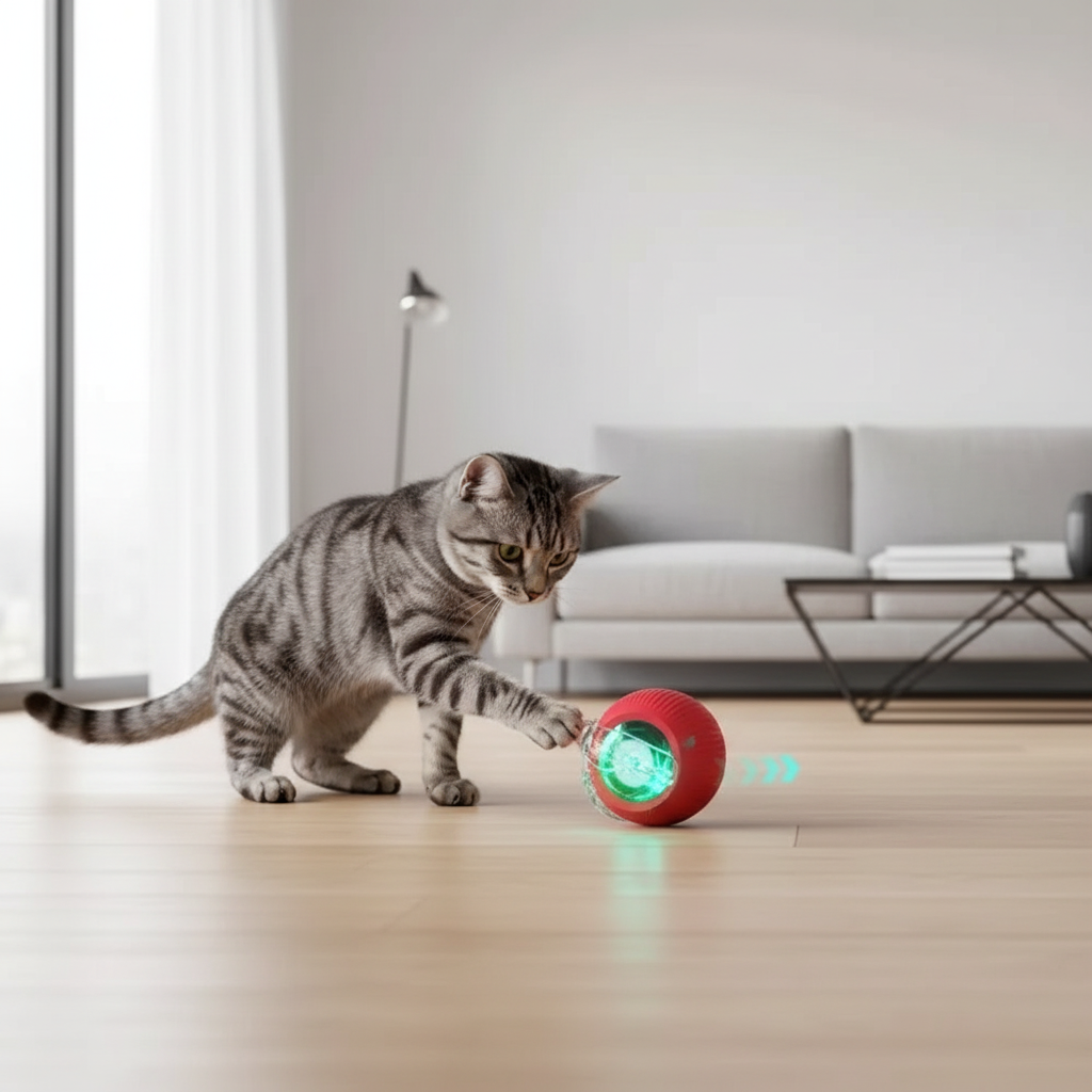 Bola Interactiva para Gatos